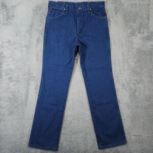 Wrangler 936 Cowboy Cut Slim Fit Jeans Mens 32x32 Blue Dark Wash Western NWT